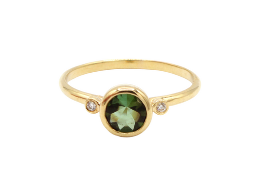 Tourmaline Mini Opera Ring-Jewelry-Cherie Dori-Sorrel Sky Gallery