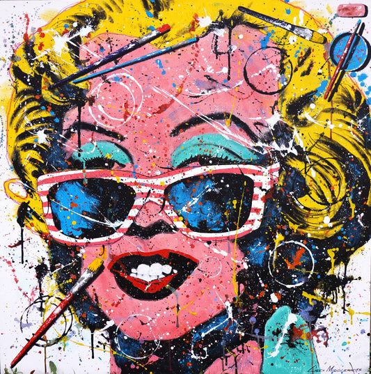 FLICK CHICK #1-Painting-Chuck Middlekauff-Sorrel Sky Gallery