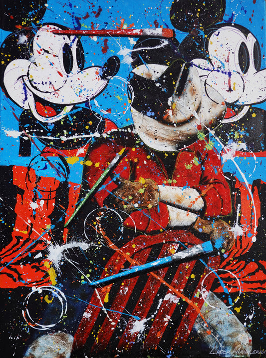 Warhol And The West #4-Painting-Chuck Middlekauff-Sorrel Sky Gallery