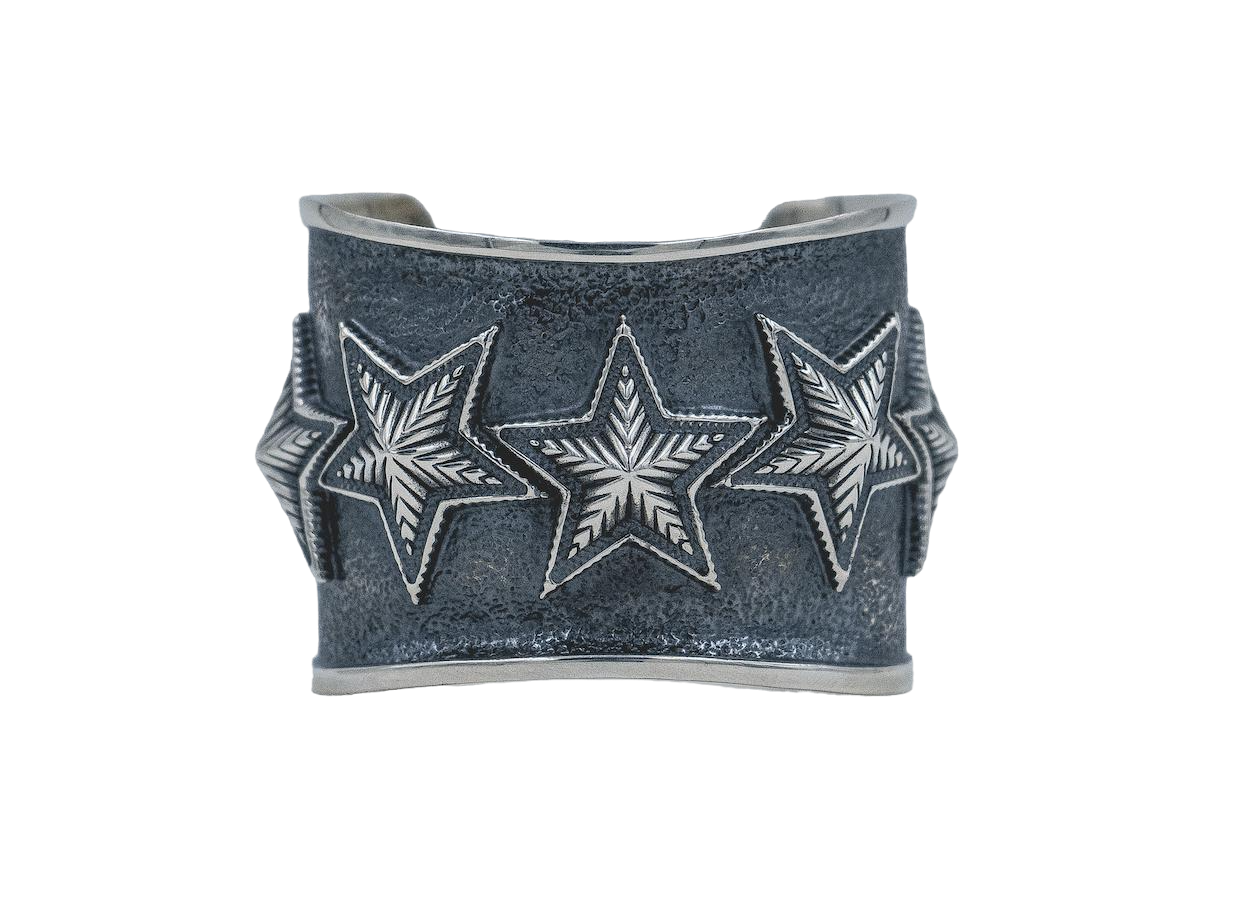 Extra Heavy 5 Depp Star Cuff Bracelet – Sorrel Sky Gallery