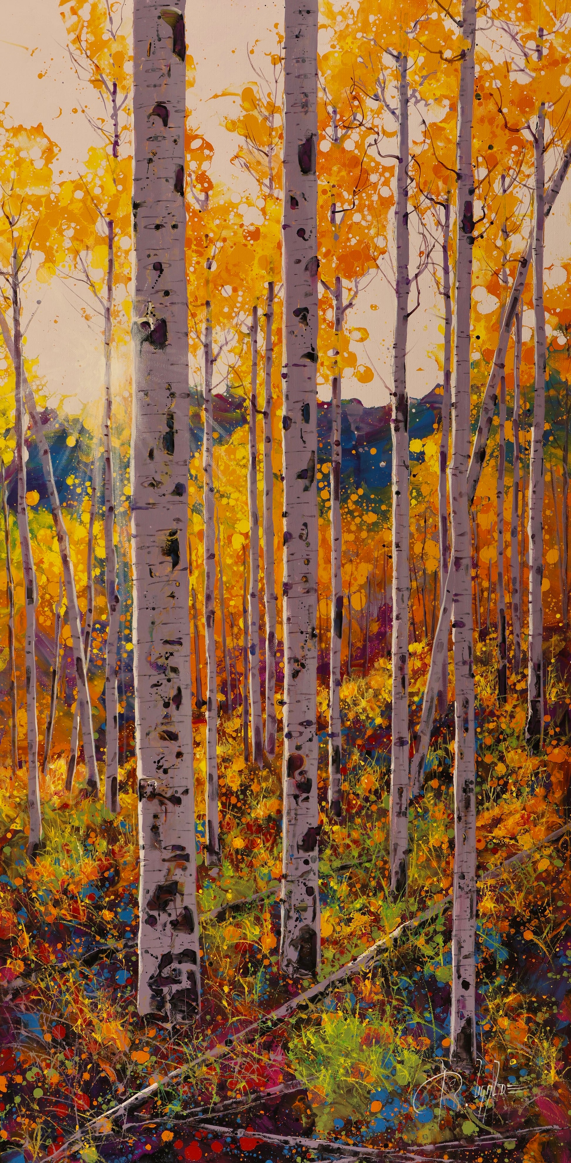 Autumn Sunset-Painting-Roberto Ugalde-Sorrel Sky Gallery