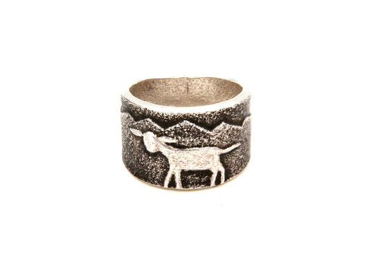 Lamb Ring-Jewelry-Darryl Dean & Rebecca Begay-Sorrel Sky Gallery