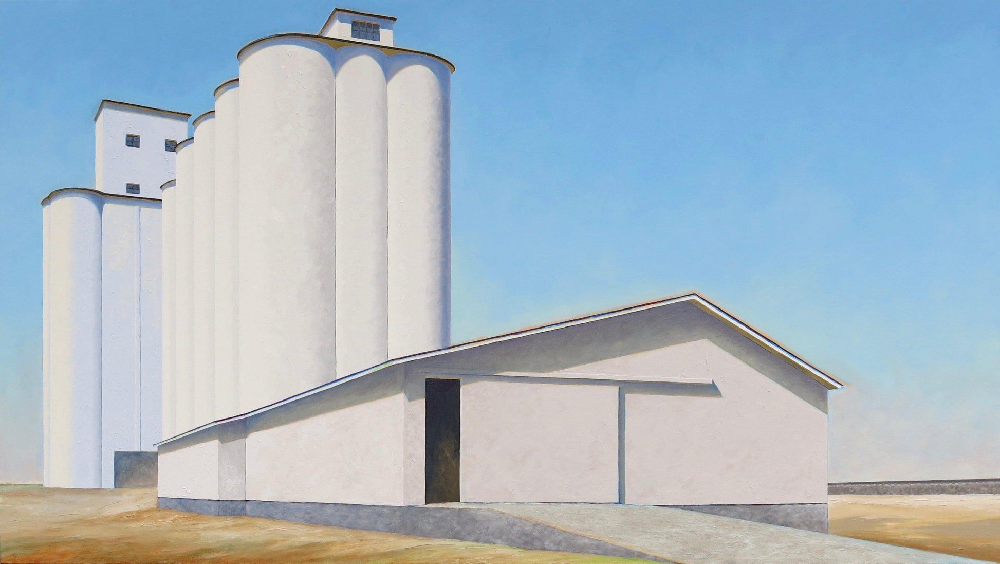 Danville Kansas-Painting-David Knowlton-Sorrel Sky Gallery