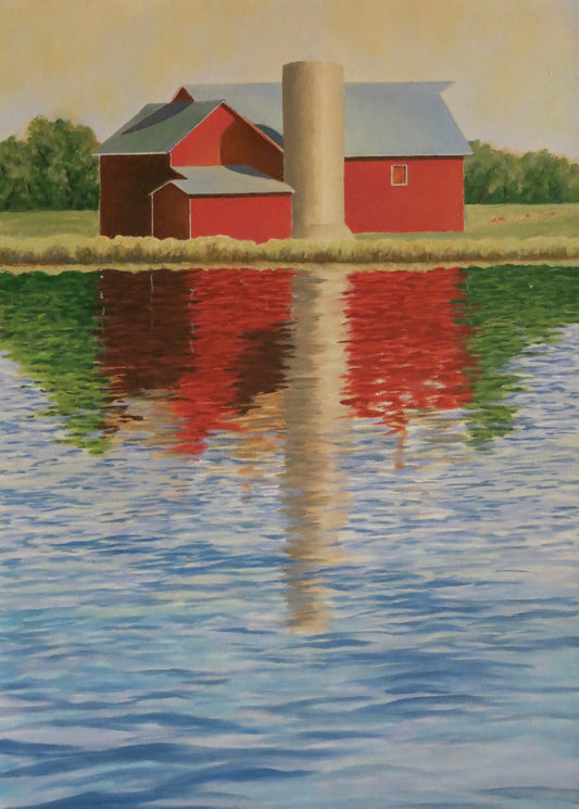 MONDOVI REFLECTION-Painting-David Knowlton-Sorrel Sky Gallery