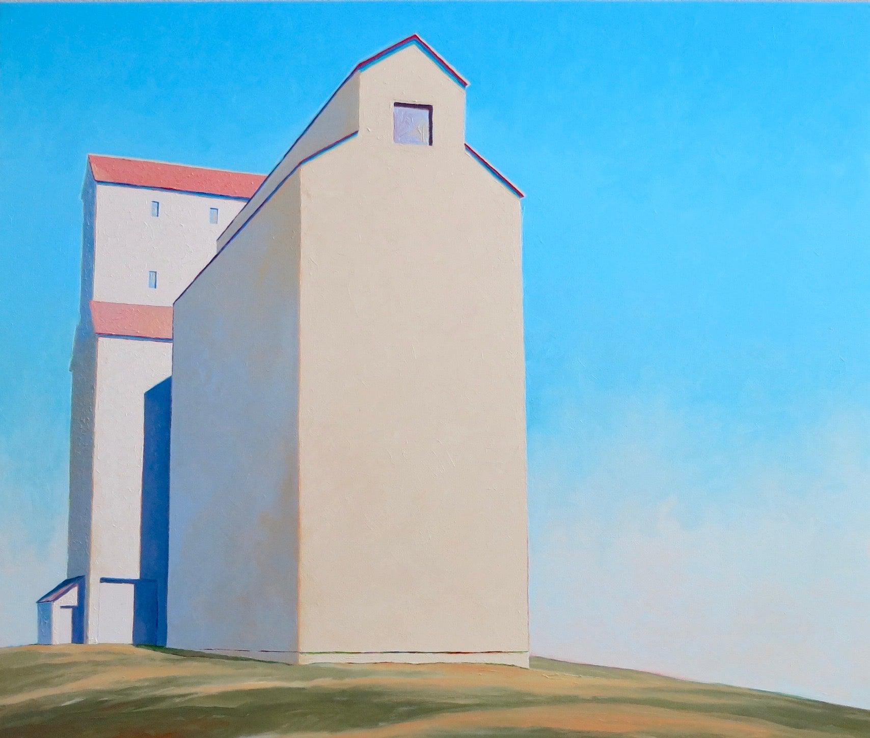 Prairie Elevator-Painting-David Knowlton-Sorrel Sky Gallery