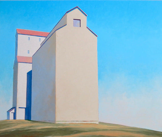 Prairie Elevator-Painting-David Knowlton-Sorrel Sky Gallery