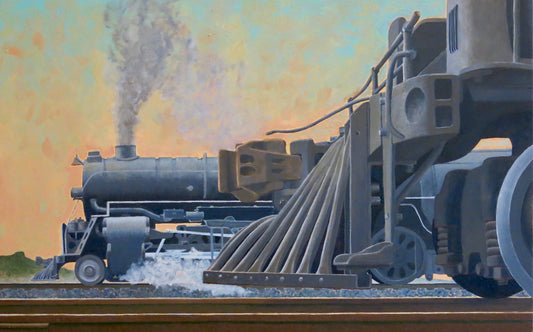 Santa Fe Steam-Painting-David Knowlton-Sorrel Sky Gallery
