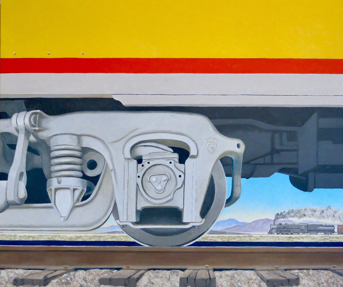 Union Pacific-Painting-David Knowlton-Sorrel Sky Gallery