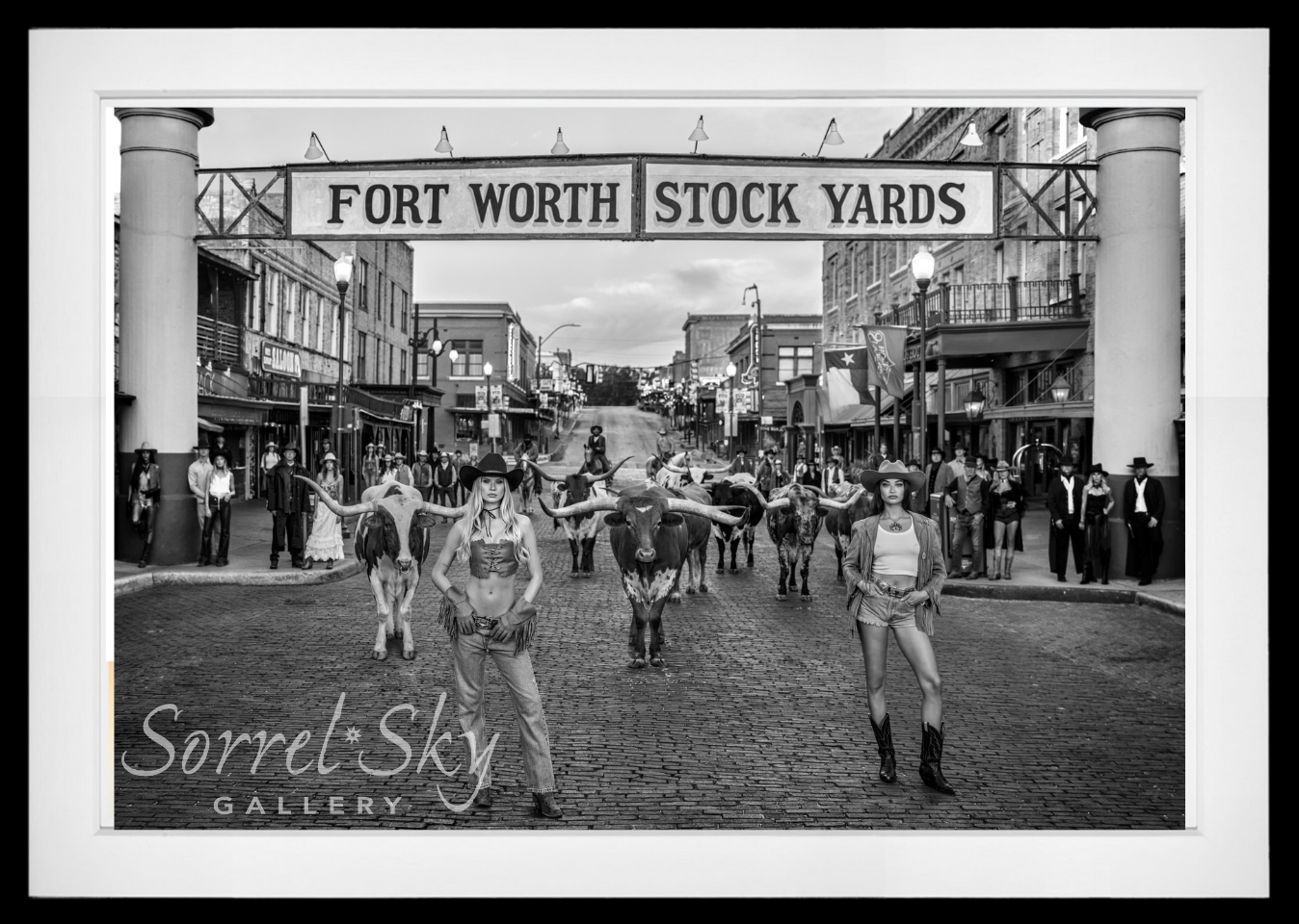 All Nighter in Cowtown-Photographic Print-David Yarrow-Sorrel Sky Gallery