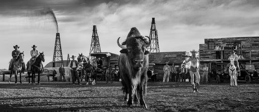 Bison Oil and Gas-Photographic Print-David Yarrow-Sorrel Sky Gallery