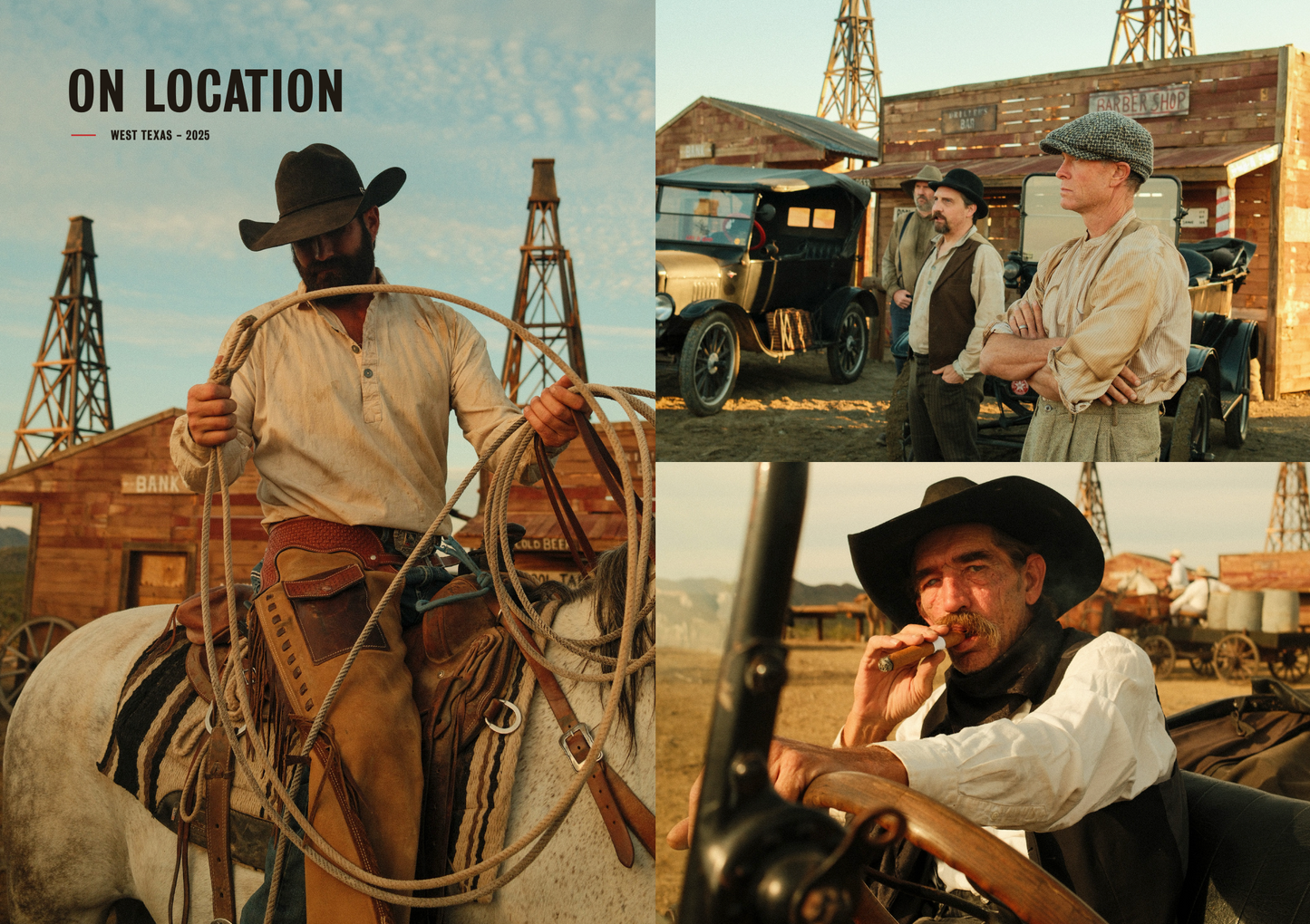 Cattle and Oil (Colour)-Photographic Print-David Yarrow-Sorrel Sky Gallery
