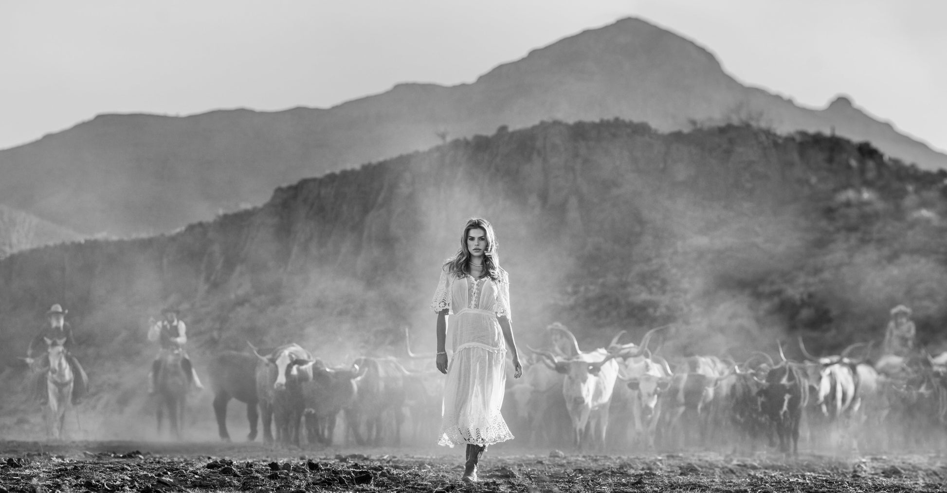 Cowgirl-Photographic Print-David Yarrow-Sorrel Sky Gallery