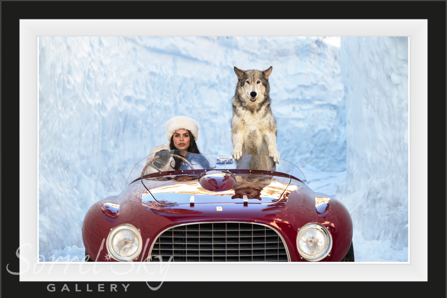 Driving Home for Christmas-Photographic Print-David Yarrow-Sorrel Sky Gallery