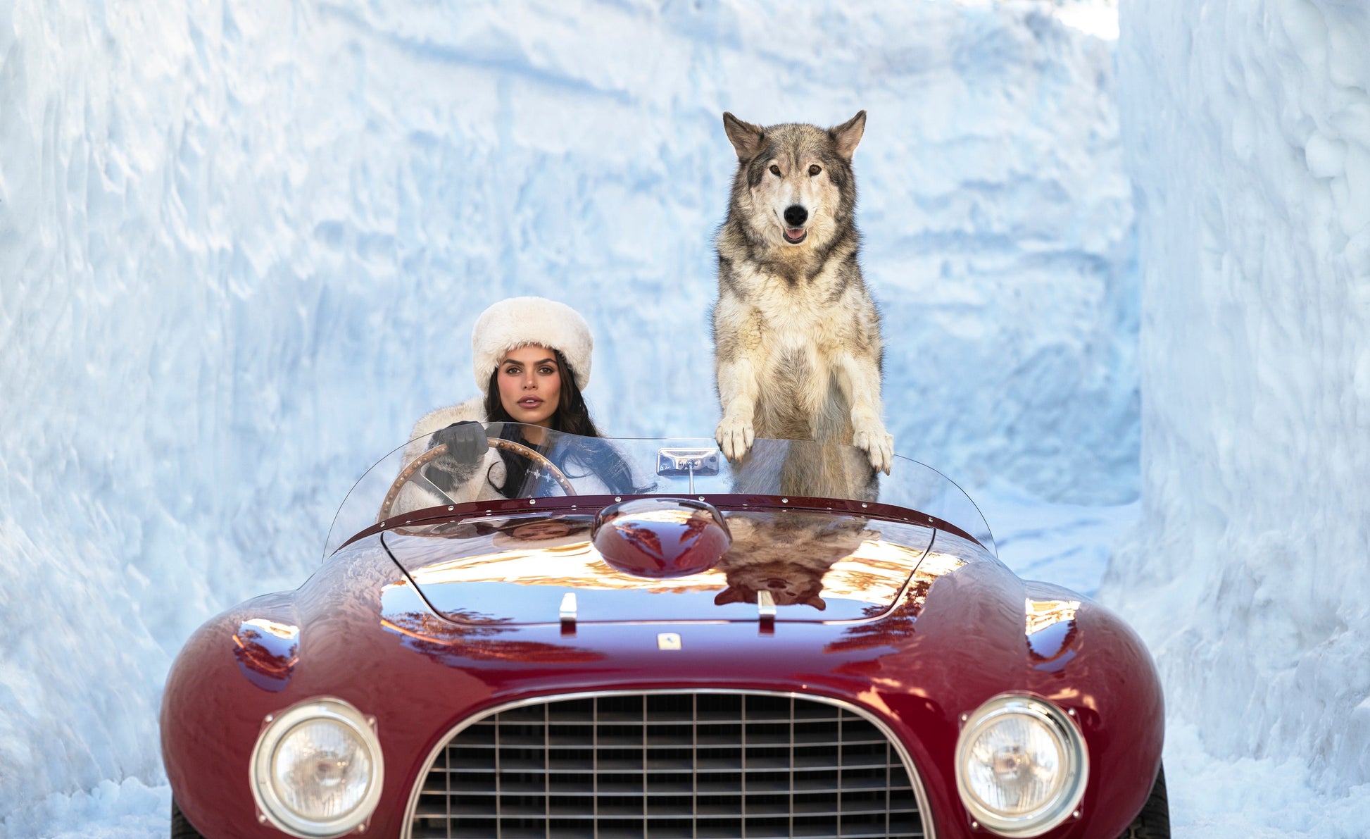 Driving Home for Christmas-Photographic Print-David Yarrow-Sorrel Sky Gallery