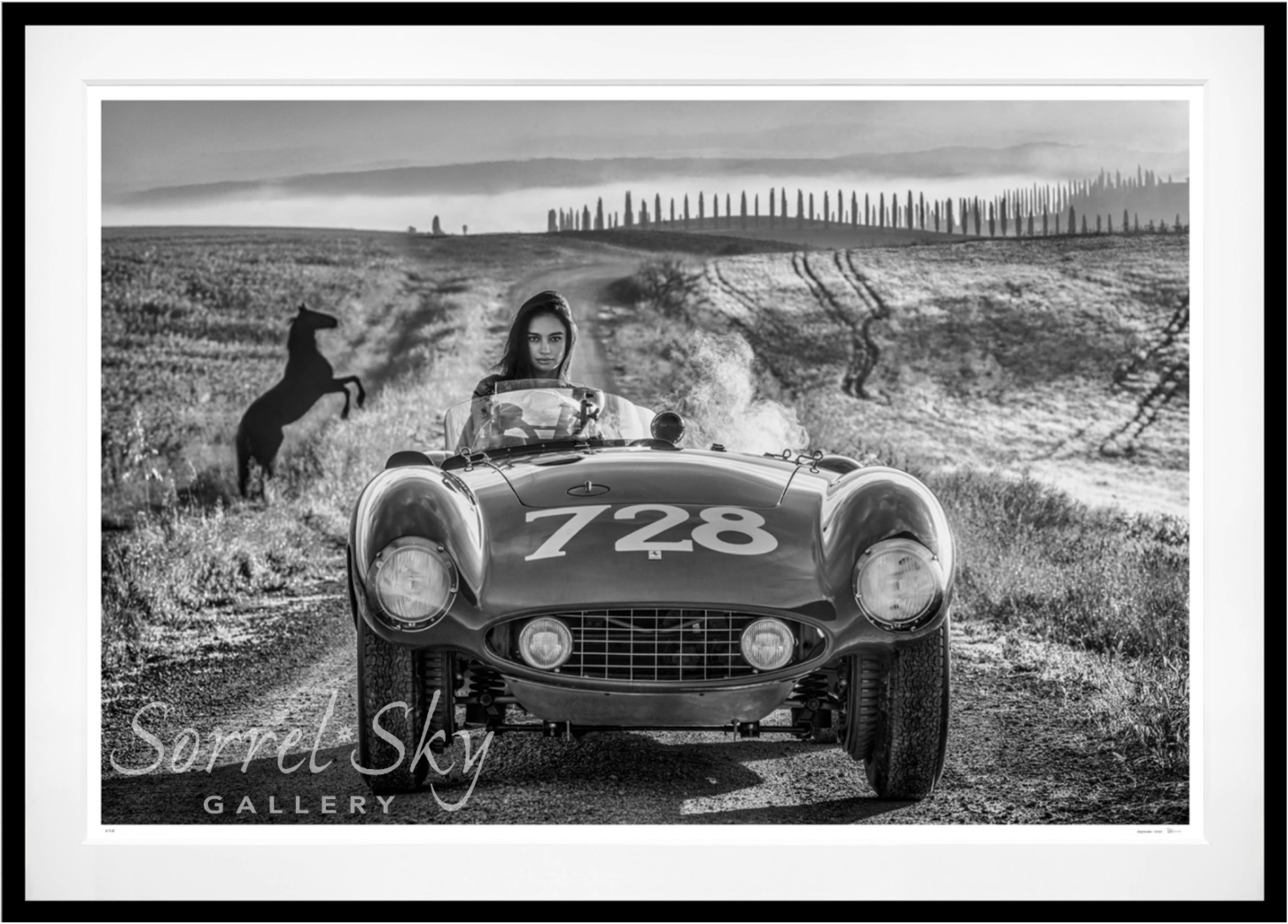 Ferrari 1955-Photographic Print-David Yarrow-Sorrel Sky Gallery