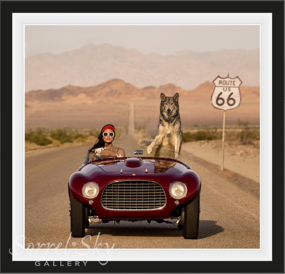 Ferrari II - Color-Photographic Print-David Yarrow-Sorrel Sky Gallery