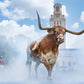 Hook 'Em Horns - Color-Photographic Print-David Yarrow-Sorrel Sky Gallery