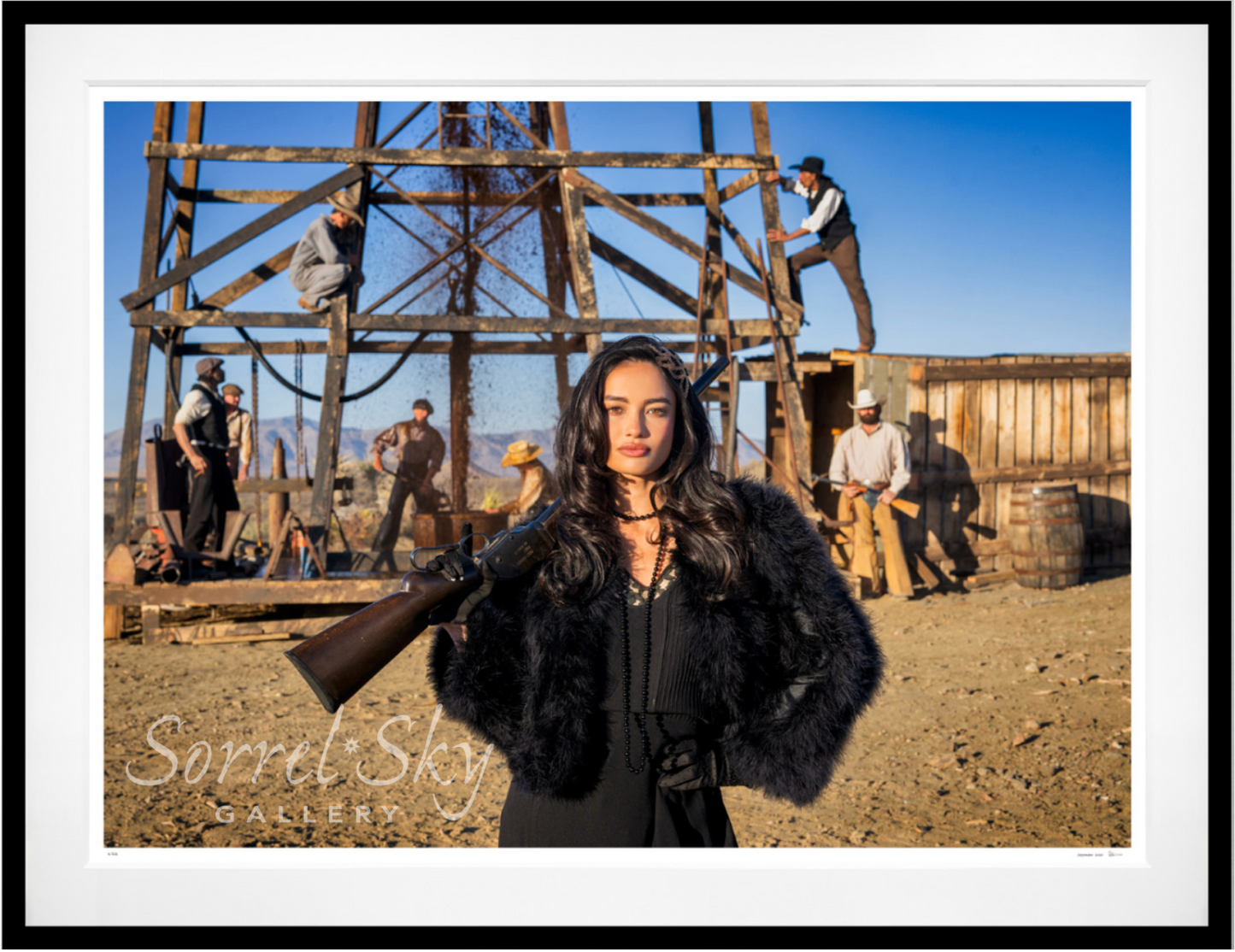 LANDWOMAN (Colour)-Photographic Print-David Yarrow-Sorrel Sky Gallery