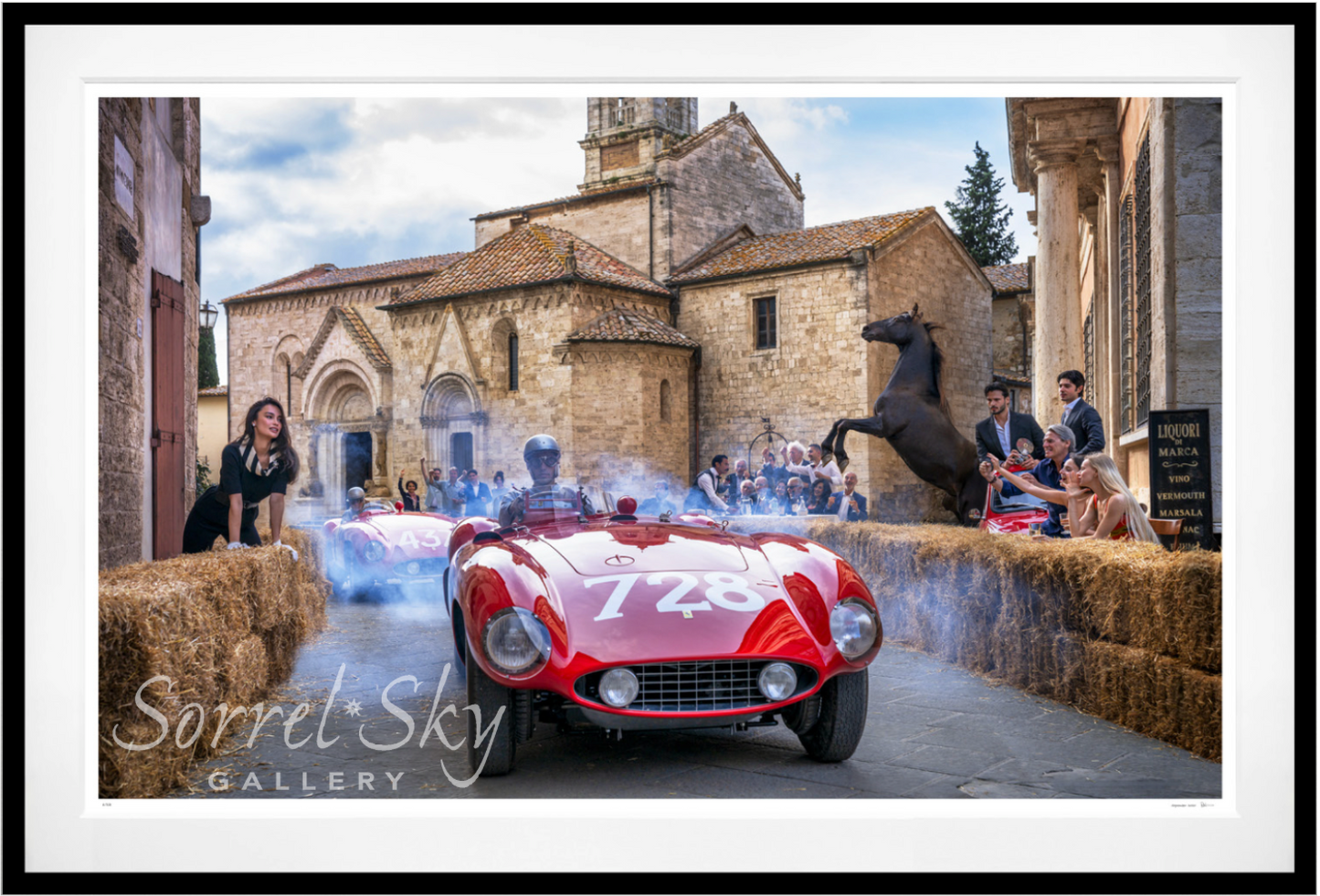 Mille Miglia (Colour)-Photographic Print-David Yarrow-Sorrel Sky Gallery