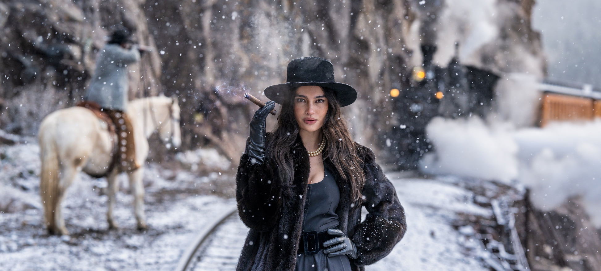 OFF THE RAILS - Colour-Photographic Print-David Yarrow-Sorrel Sky Gallery