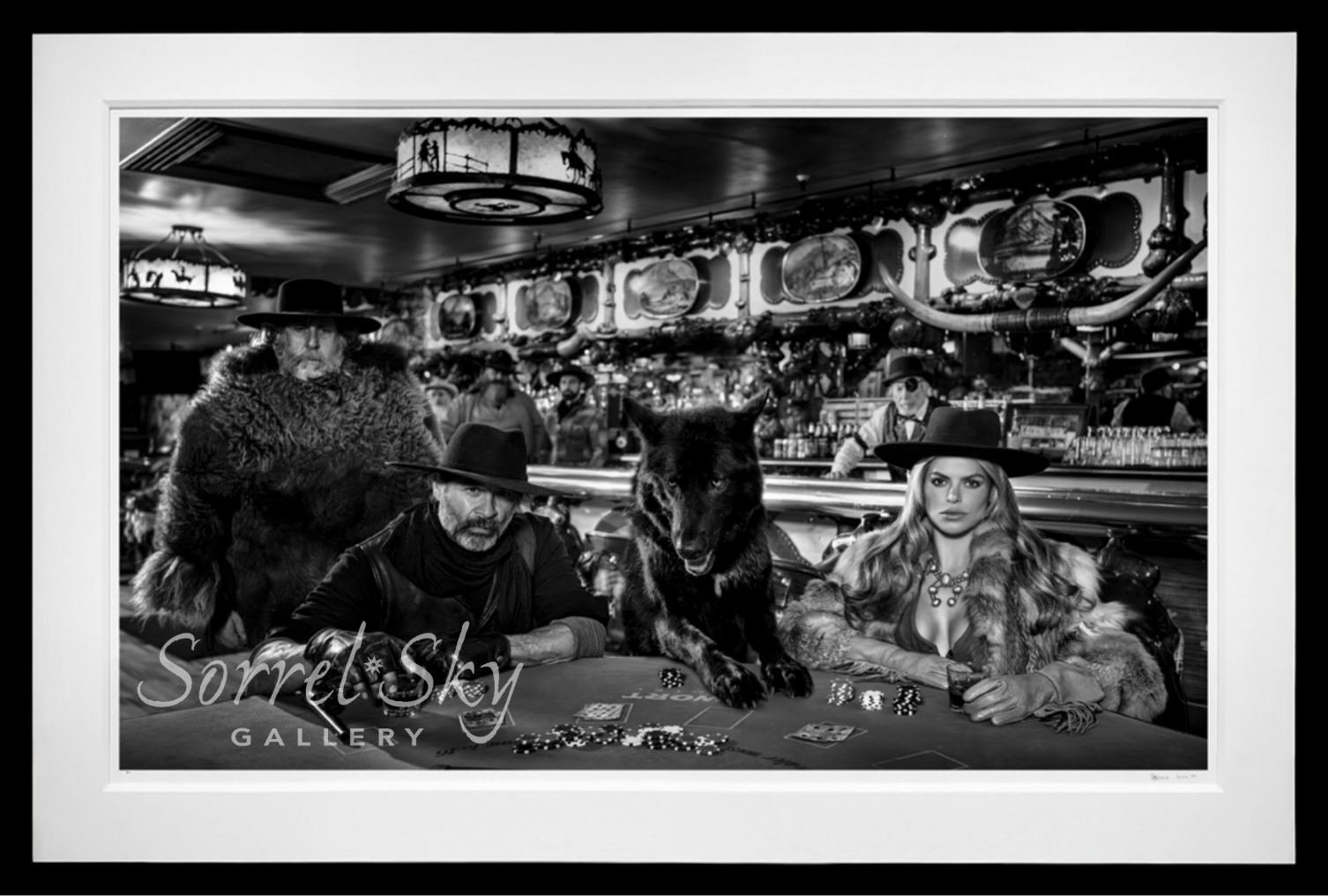 Poker Nights-Photographic Print-David Yarrow-Sorrel Sky Gallery