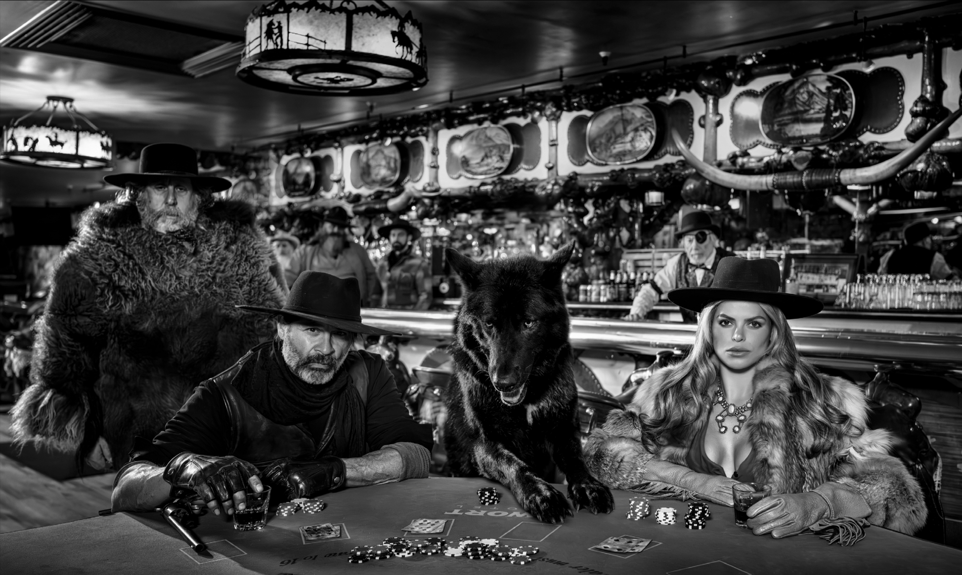 Poker Nights-Photographic Print-David Yarrow-Sorrel Sky Gallery