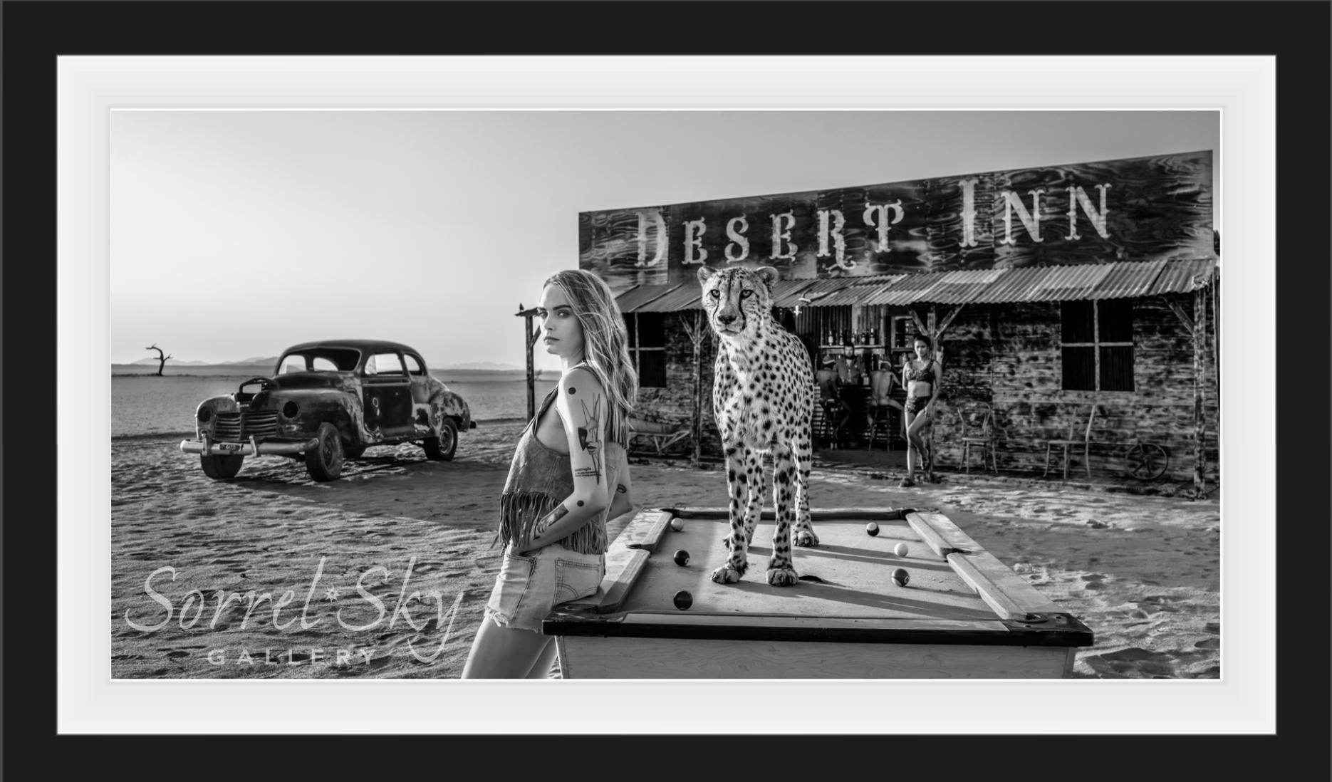 Rack 'Em Up - B/W-Photographic Print-David Yarrow-Sorrel Sky Gallery