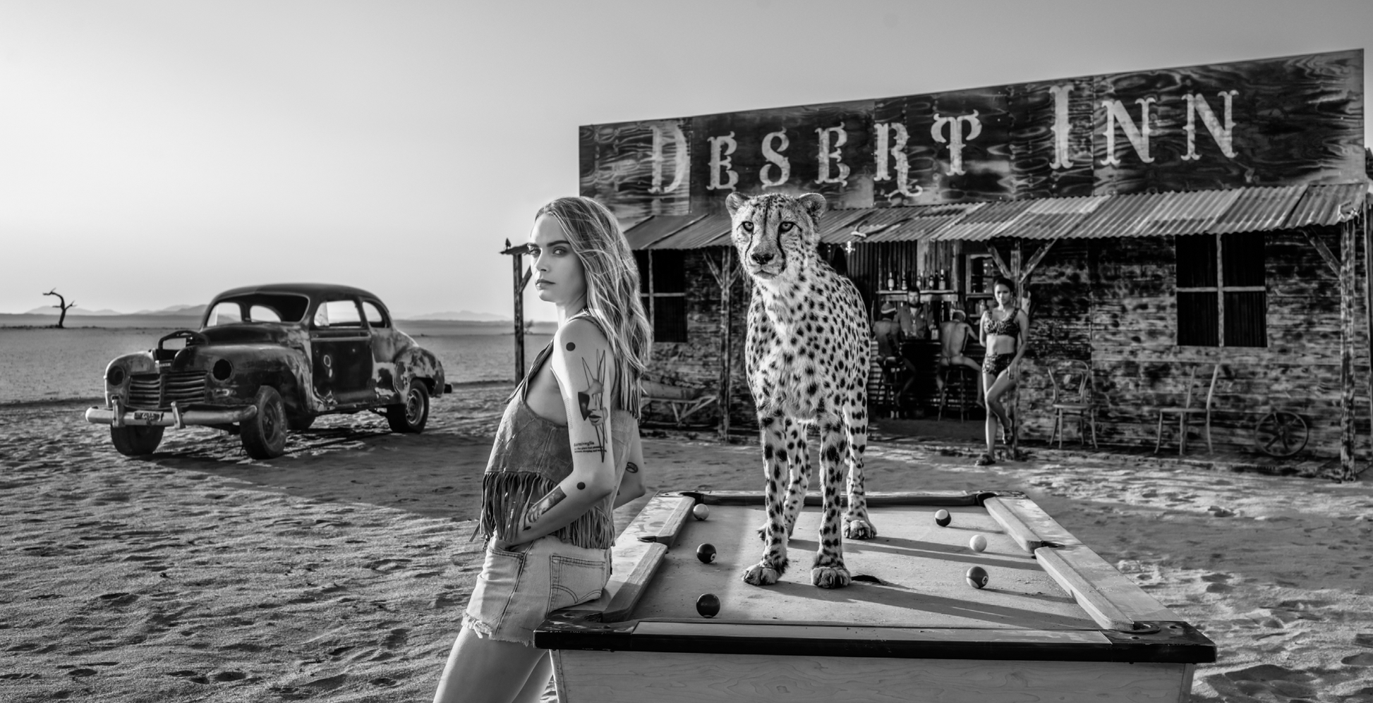 Rack 'Em Up - B/W-Photographic Print-David Yarrow-Sorrel Sky Gallery