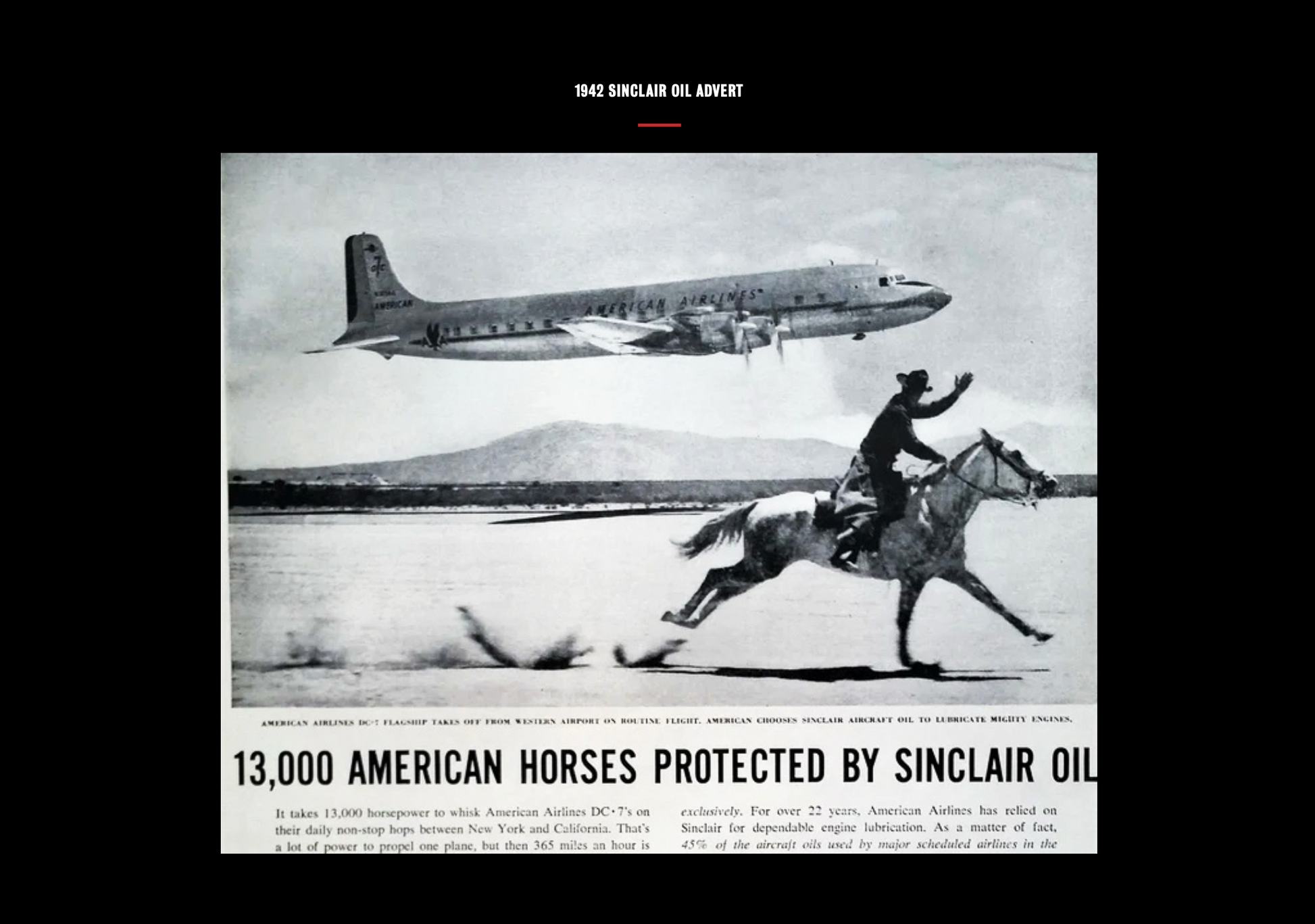 SINCLAIR OIL (Colour)-Photographic Print-David Yarrow-Sorrel Sky Gallery