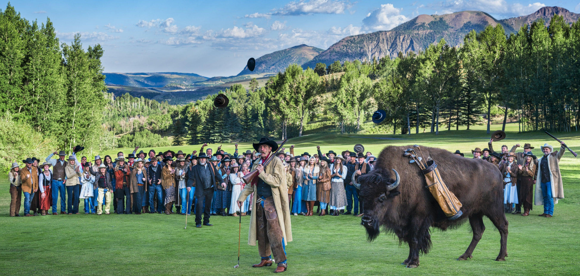 TELLURIDE’S HAPPY GILMORE - Colour-Photographic Print-David Yarrow-Sorrel Sky Gallery