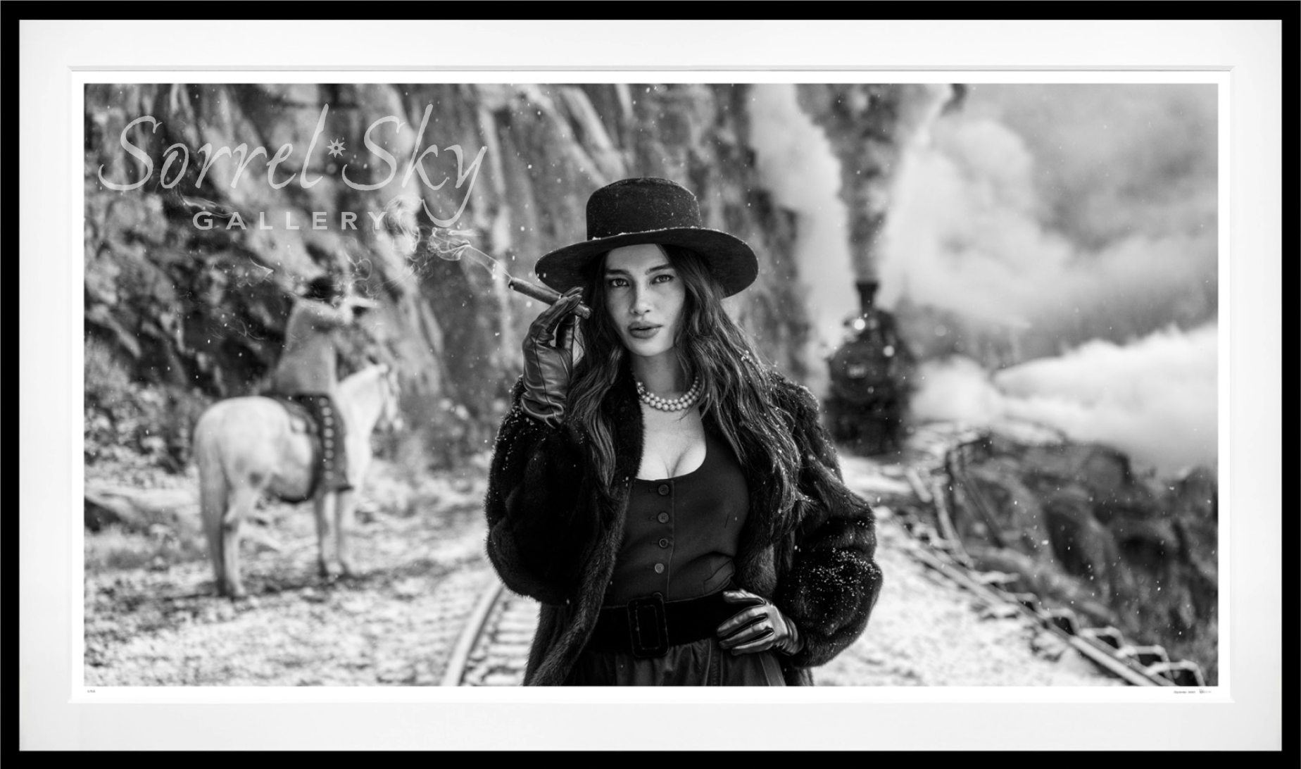 THE GIRL WITH THE CIGAR-Photographic Print-David Yarrow-Sorrel Sky Gallery