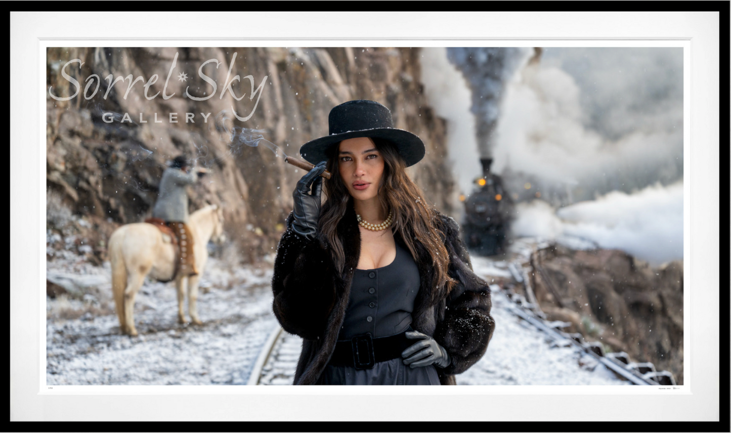 THE GIRL WITH THE CIGAR - Colour-Photographic Print-David Yarrow-Sorrel Sky Gallery