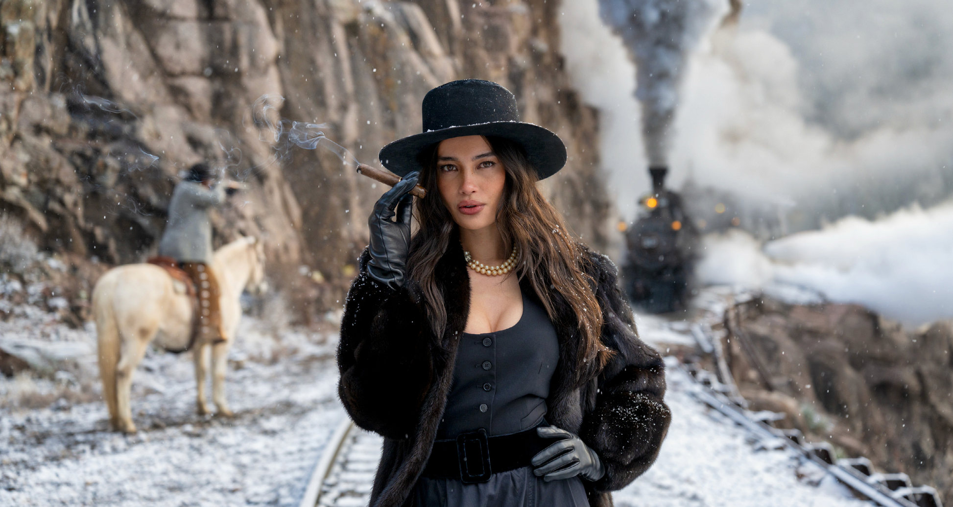 THE GIRL WITH THE CIGAR - Colour-Photographic Print-David Yarrow-Sorrel Sky Gallery