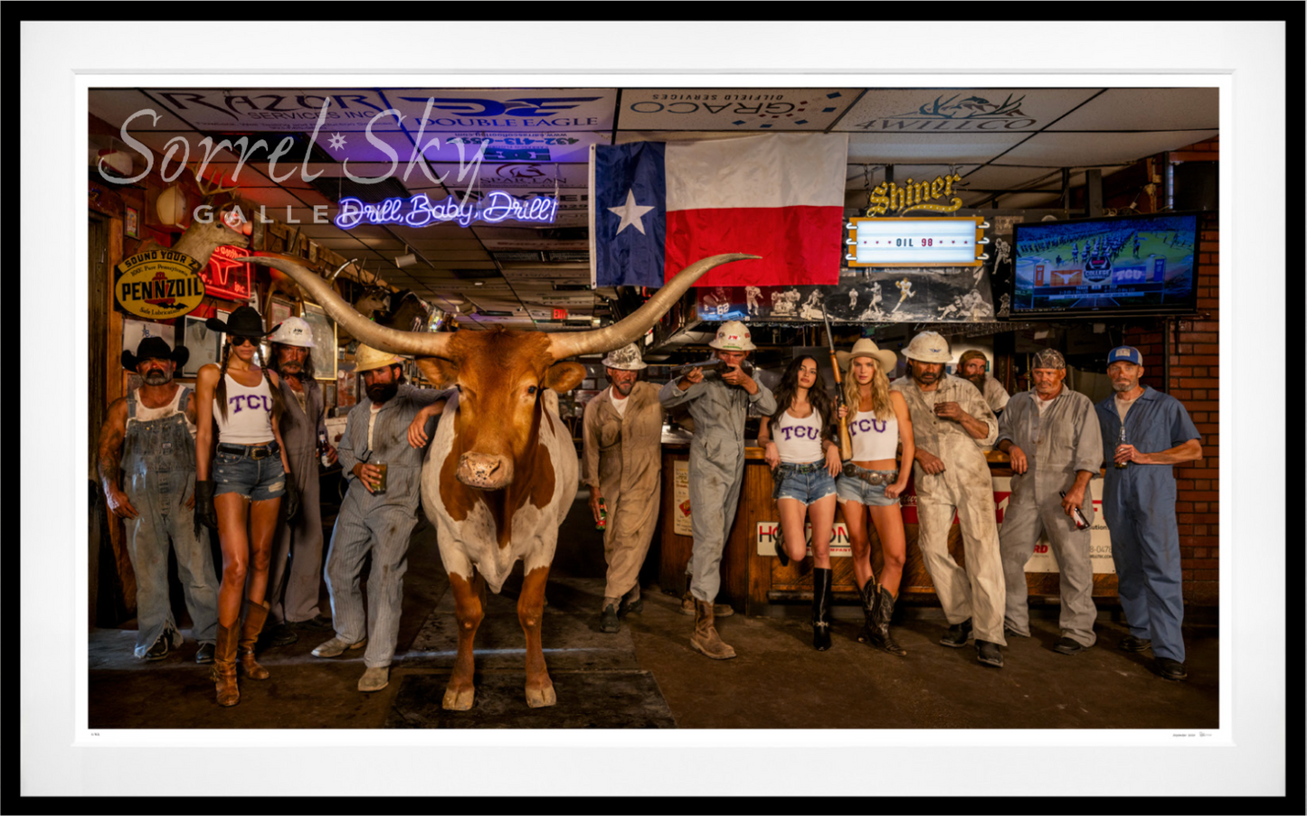 THE HORNED FROGS (Colour)-Photographic Print-David Yarrow-Sorrel Sky Gallery