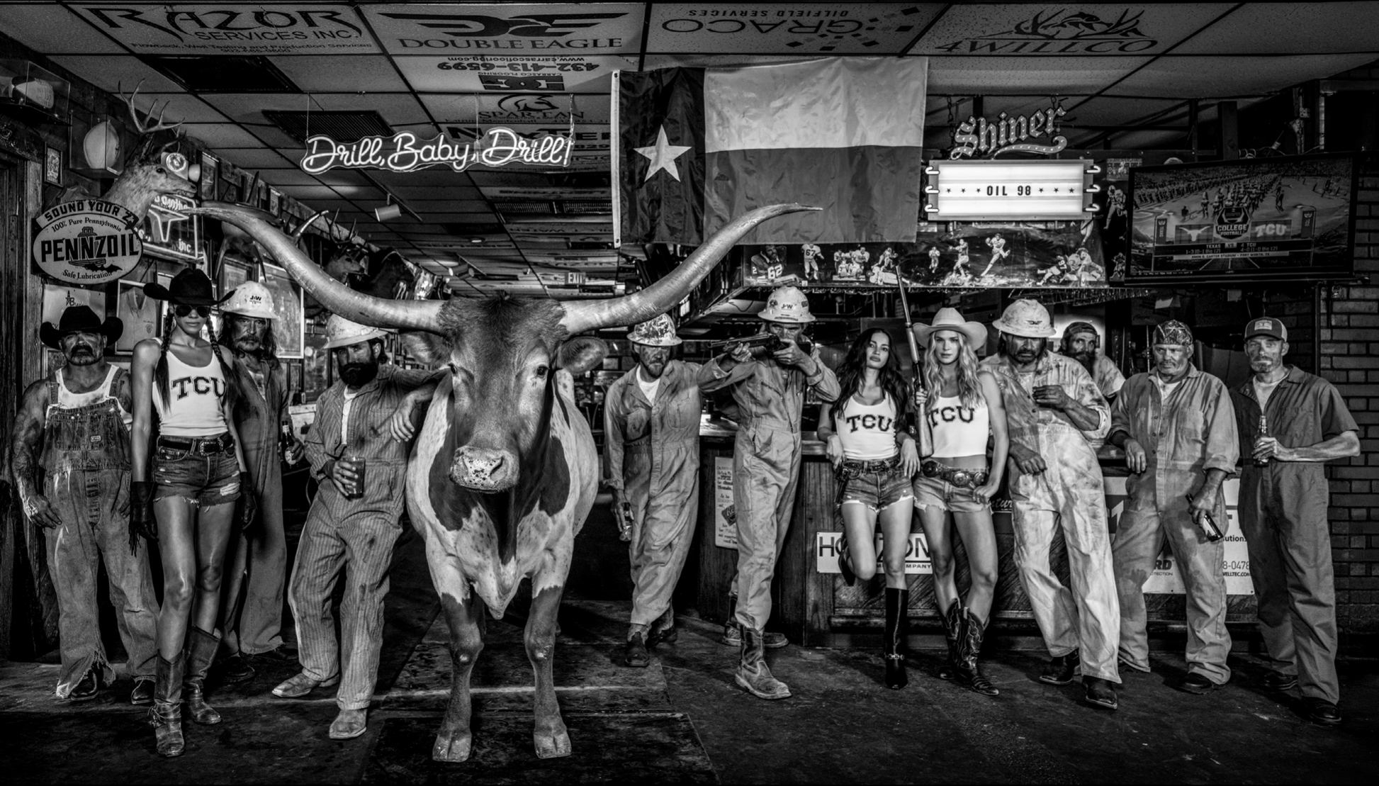 THE HORNED FROGS-Photographic Print-David Yarrow-Sorrel Sky Gallery