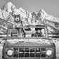 THE TETONS II (B&W)-Photographic Print-David Yarrow-Sorrel Sky Gallery