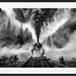 THE TRAIN ROBBERY (B&W)-Photographic Print-David Yarrow-Sorrel Sky Gallery