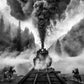 THE TRAIN ROBBERY (B&W)-Photographic Print-David Yarrow-Sorrel Sky Gallery