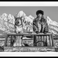 TWIN PEAKS - Black & White-Photographic Print-David Yarrow-Sorrel Sky Gallery