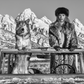 TWIN PEAKS - Black & White-Photographic Print-David Yarrow-Sorrel Sky Gallery