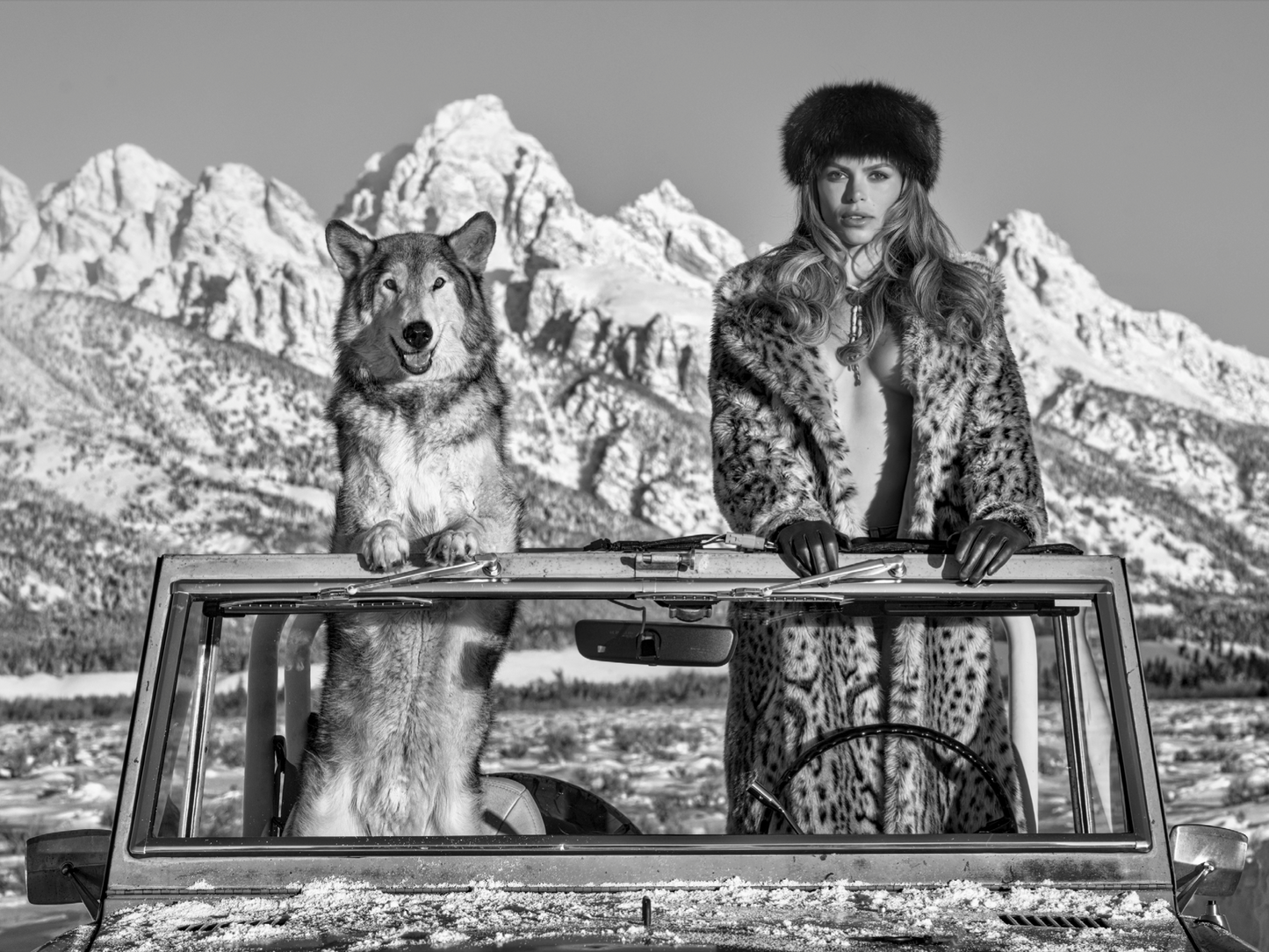 TWIN PEAKS - Black & White-Photographic Print-David Yarrow-Sorrel Sky Gallery