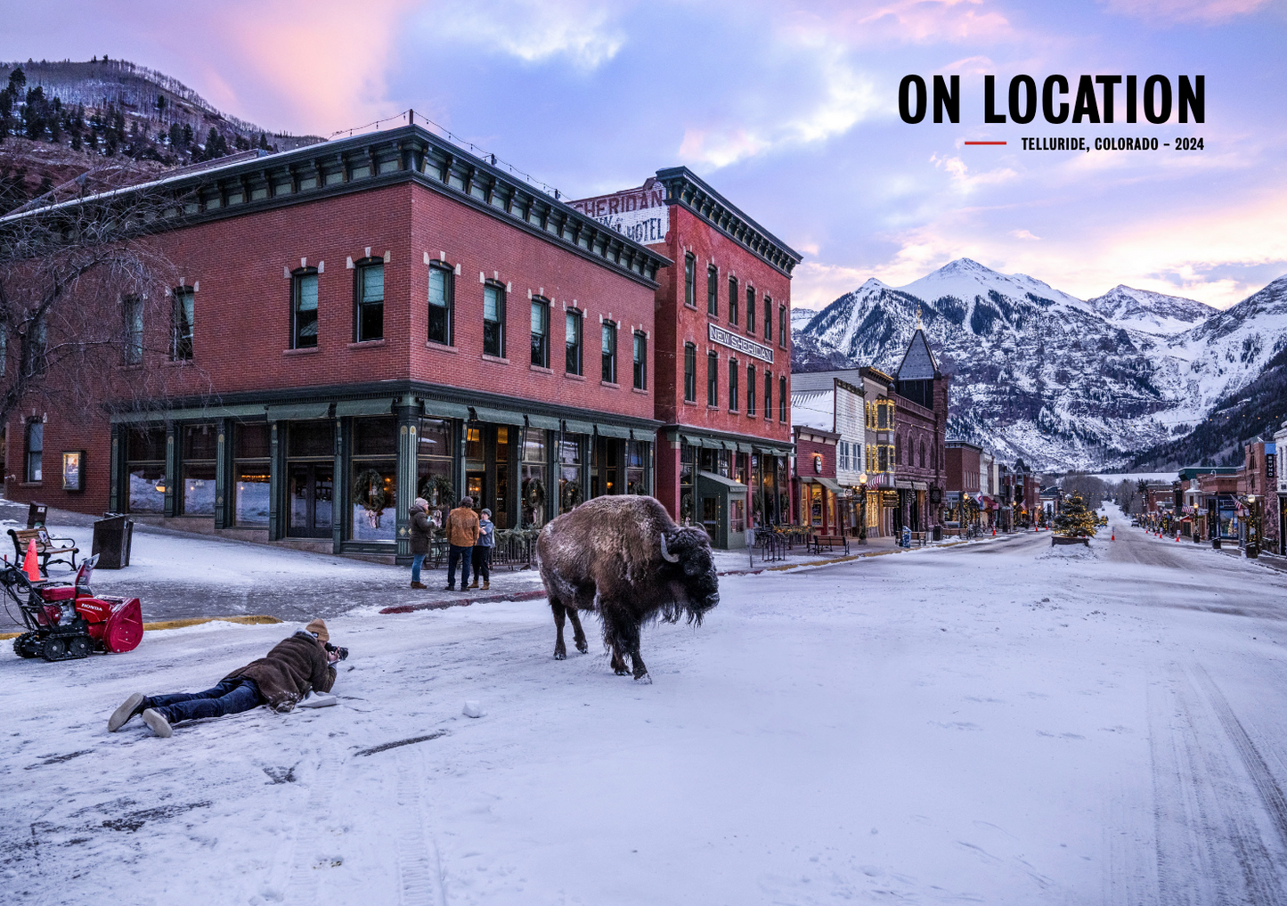 The Bison on Main II-Photographic Print-David Yarrow-Sorrel Sky Gallery