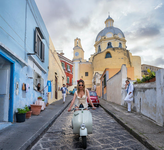 The Girl on the Vespa - Colour-Photographic Print-David Yarrow-Sorrel Sky Gallery