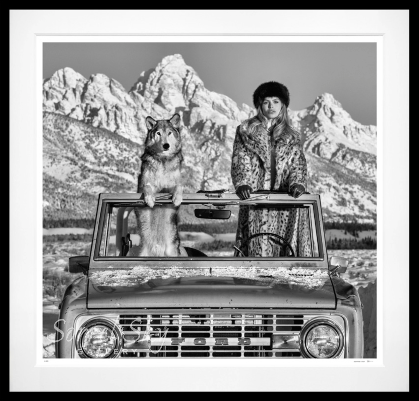 The Grand Tetons - Black & White-Photographic Print-David Yarrow-Sorrel Sky Gallery