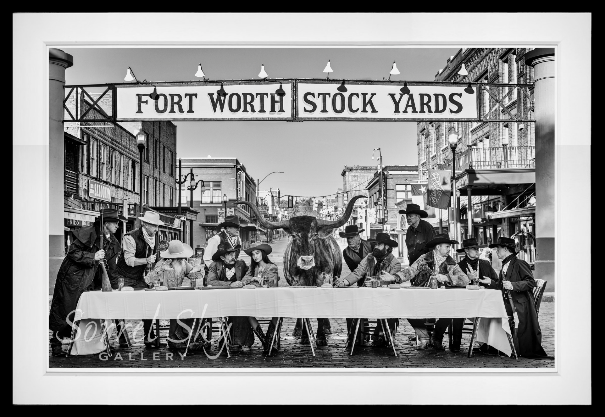 The Last Supper in Fort Worth-Photographic Print-David Yarrow-Sorrel Sky Gallery