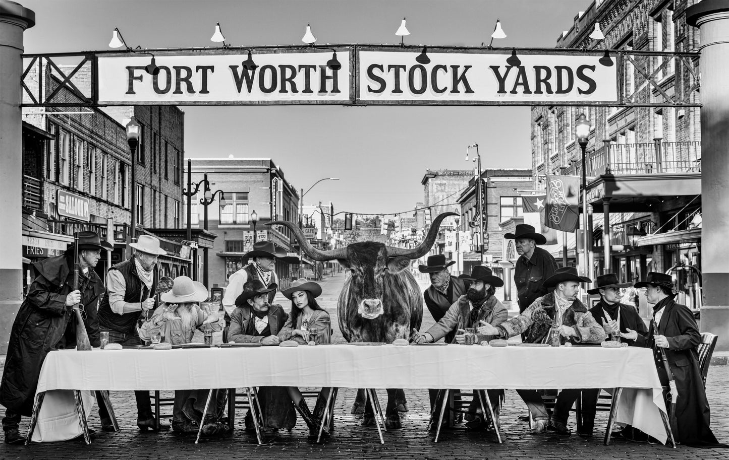 The Last Supper in Fort Worth-Photographic Print-David Yarrow-Sorrel Sky Gallery