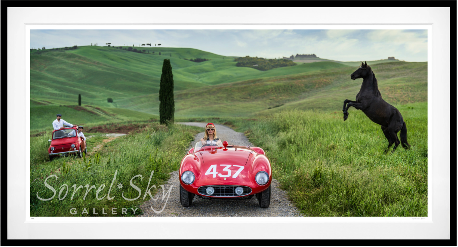 The Prancing Horse (Colour)-Photographic Print-David Yarrow-Sorrel Sky Gallery