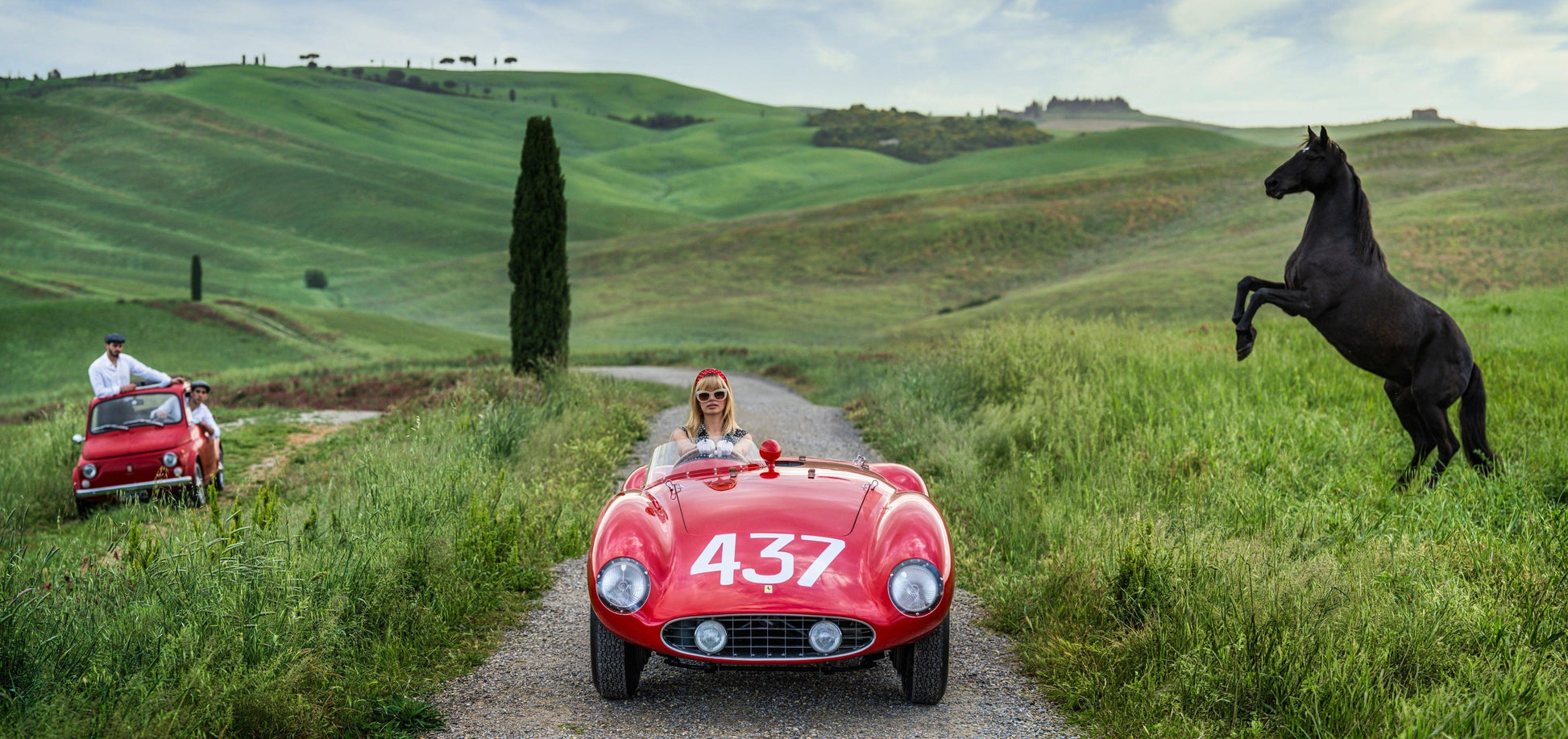 The Prancing Horse (Colour)-Photographic Print-David Yarrow-Sorrel Sky Gallery
