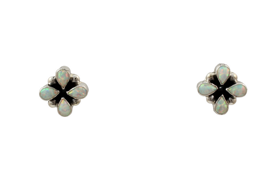 4 Stone Opal Earrings-Jewelry-Don Lucas-Sorrel Sky Gallery