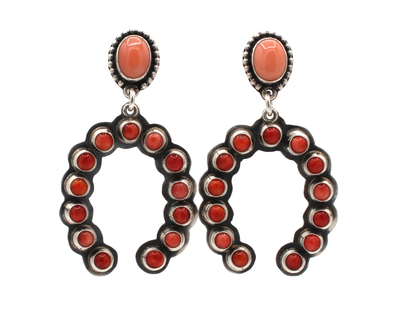 Coral Naja Earrings-Jewelry-Don Lucas-Sorrel Sky Gallery